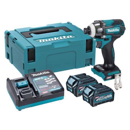Акумуляторний ударний шуропокрут Makita TD004GD201,XGT, 40В, 230Нм