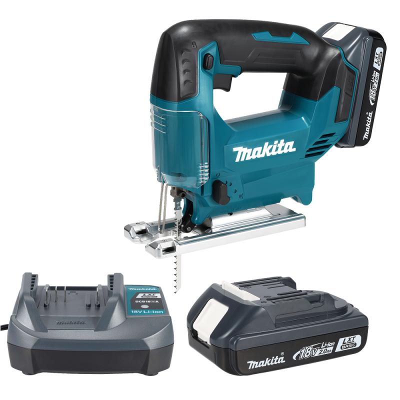 Акумуляторний лобзик Makita DJV186WVE 18В LXT, BLB182, 2х2Аг