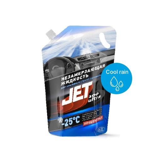 Незамерзаюча рідина для скла XADO JET 100 ULTRA -25°С Cool rain