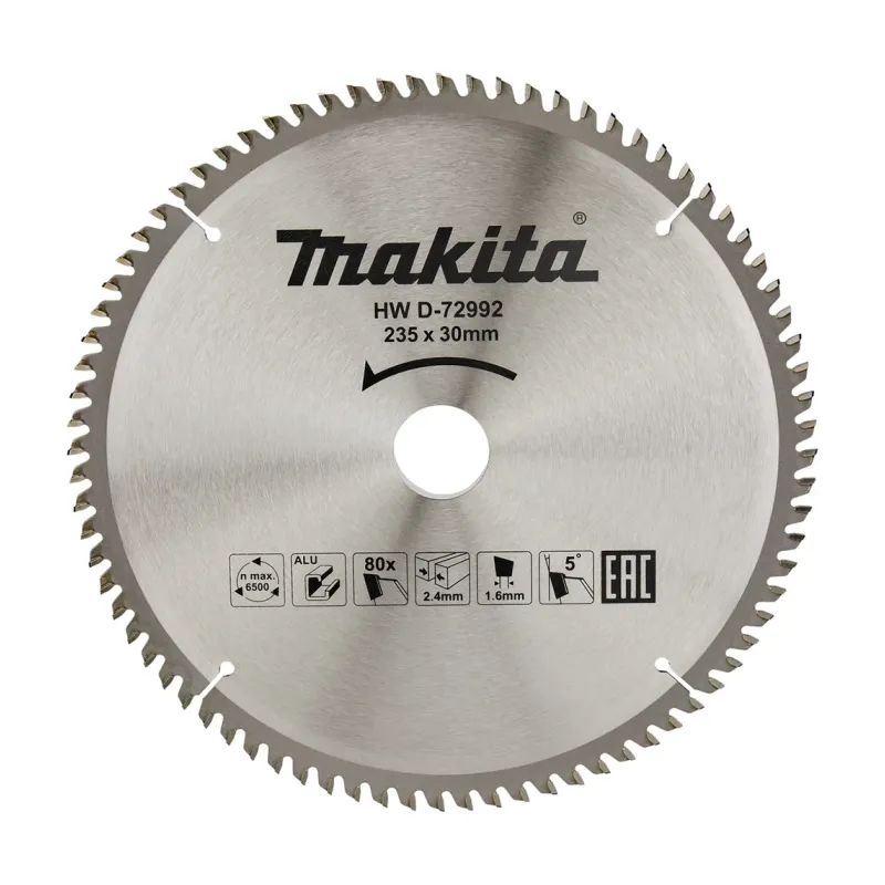 Диск пиляльний по алюмінію 235mmx30mmx80T