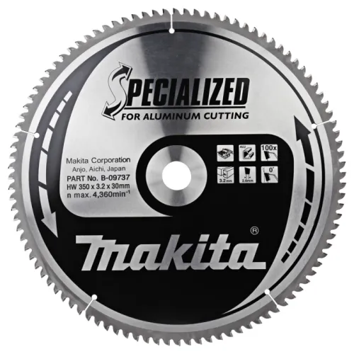 Диск пиляльний по алюмінію SPECIALIZED 350х30 мм 100Т