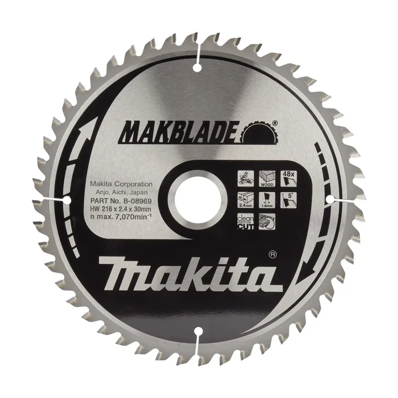 Диск пиляльний по деревині MAKBlade 216x30 48T