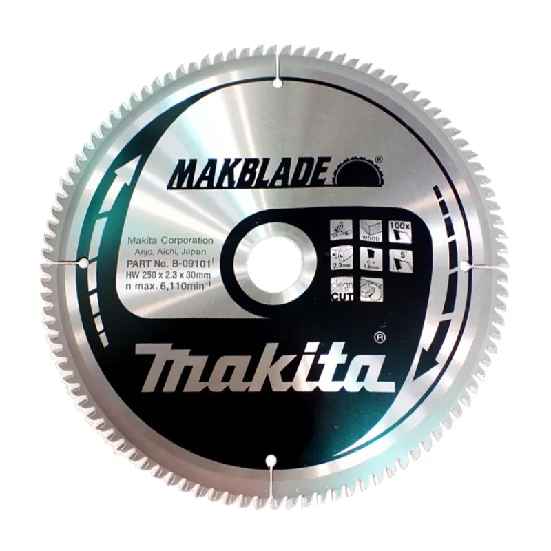 Диск пиляльний по деревині MAKBlade 250x30 100T