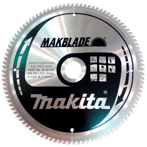 Диск пиляльний по деревині MAKBlade 250x30 100T