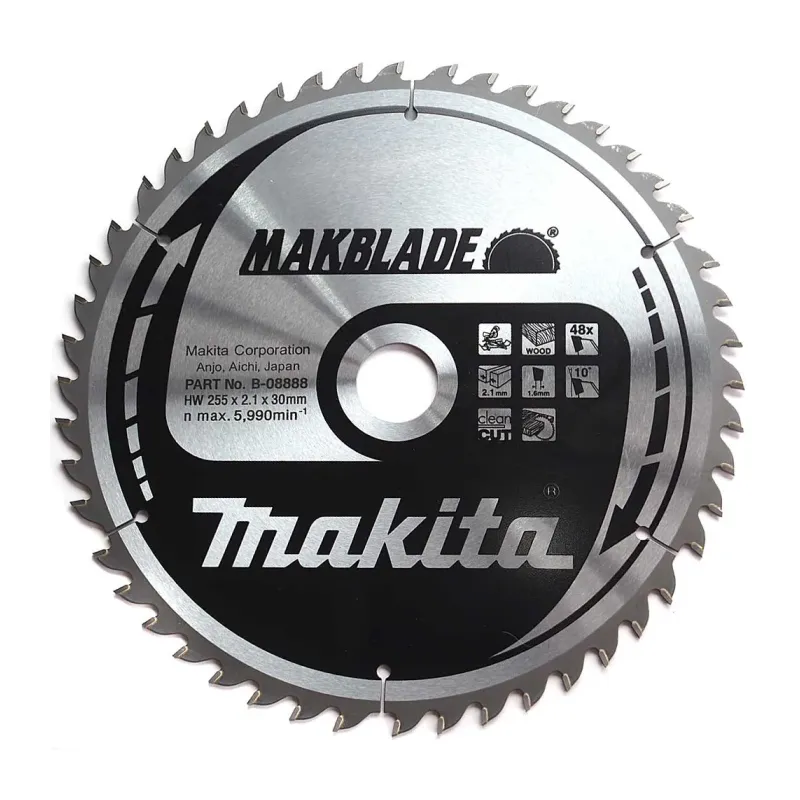 Диск пиляльний по деревині MAKBlade 255x30 48T