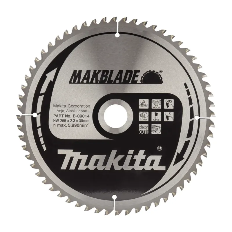 Диск пиляльний по деревині MAKBlade 255x30 60T