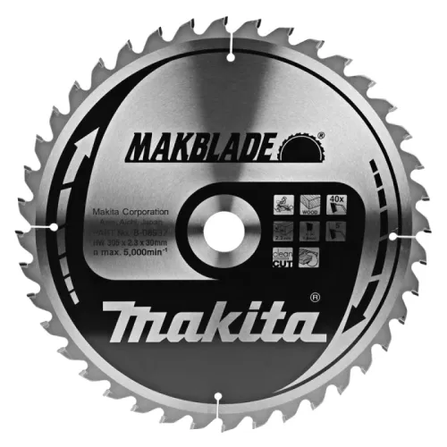 Диск пиляльний по деревині MAKBlade 305x30 40T