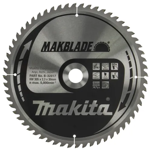 Диск пиляльний по деревині MAKBlade 305x30 60T