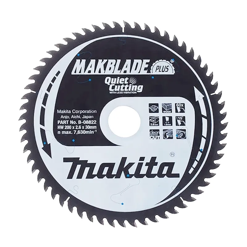 Диск пиляльний по деревині MAKBlade Plus 200x30 60T