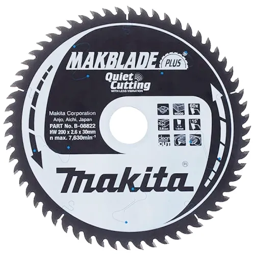 Диск пиляльний по деревині MAKBlade Plus 200x30 60T
