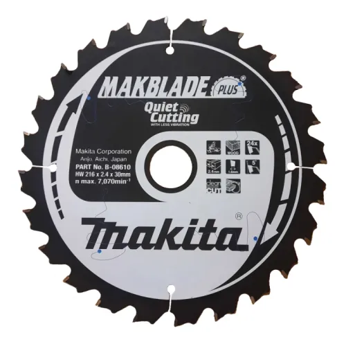 Диск пиляльний по деревині MAKBlade Plus 216x30 24T