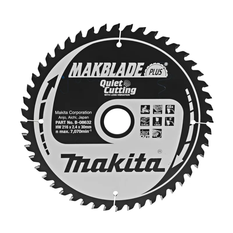 Диск пиляльний по деревині MAKBlade Plus 216x30 48T