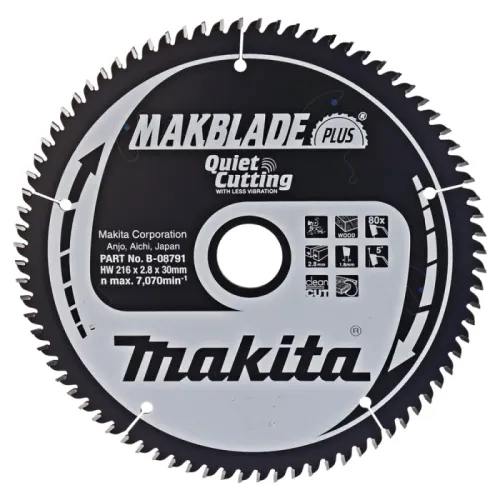 Диск пиляльний по деревині MAKBlade Plus 216x30 80T