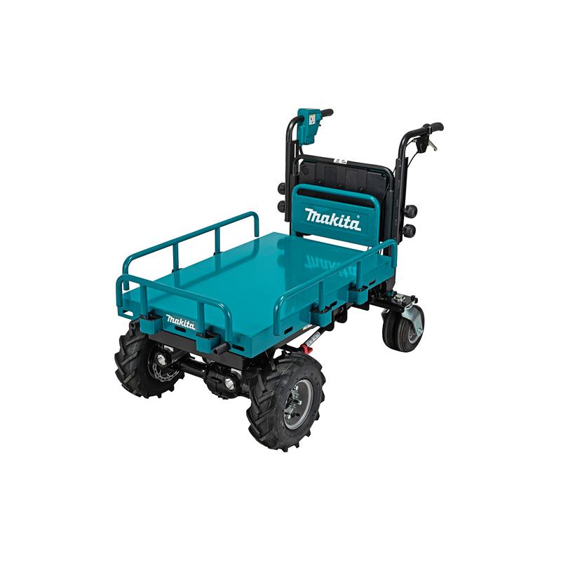 Акумуляторна самохідна тачка MAKITA DCU601Z LXT, 18В+18В з підйомним механізмом