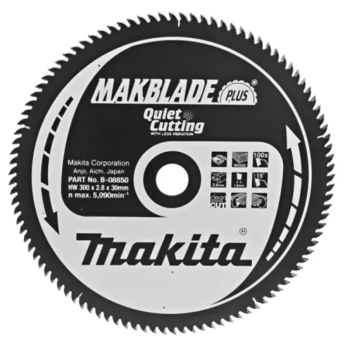 Диск пиляльний по деревині MAKBlade Plus 300x30 100T