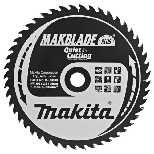 Диск пиляльний по деревині MAKBlade Plus 300x30 48T