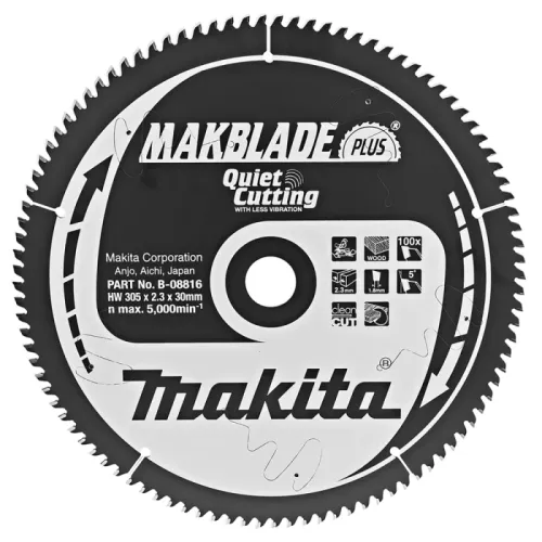 Диск пиляльний по деревині MAKBlade Plus 305x30 100T