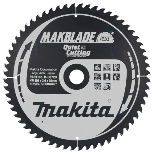 Диск пиляльний по деревині MAKBlade Plus 305x30 60T
