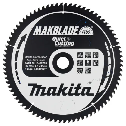 Диск пиляльний по деревині MAKBlade Plus 305x30 80T
