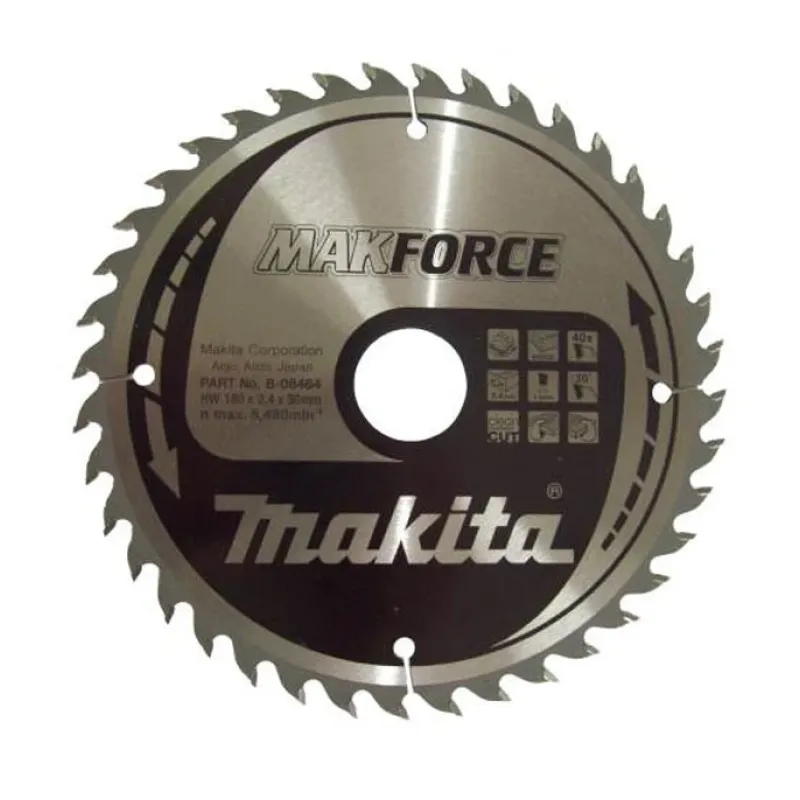 Диск пиляльний по деревині MAKForce 180x30 мм 40Т