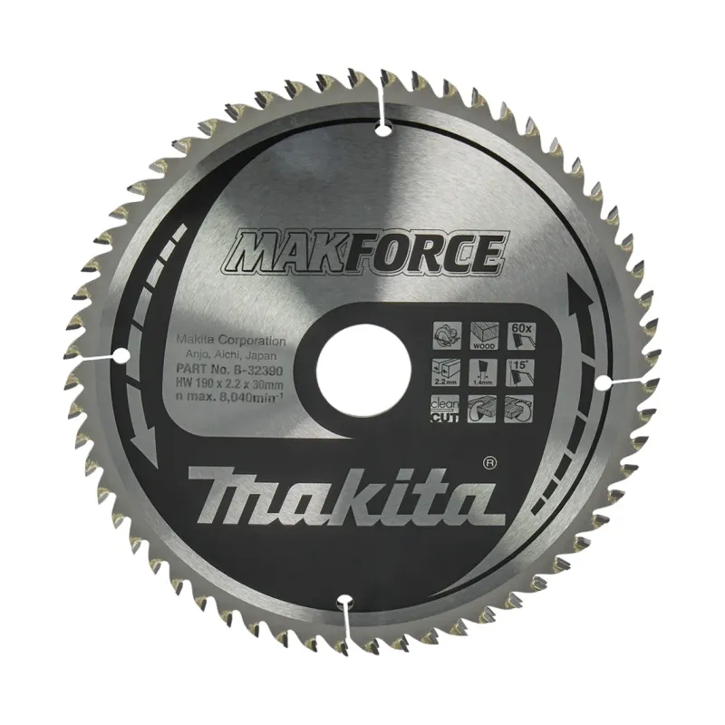 Диск пиляльний по деревині MAKForce 190x30 мм 60Т