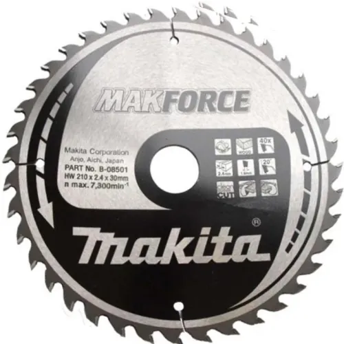 Диск пиляльний по деревині MAKForce 210x30 мм 40Т