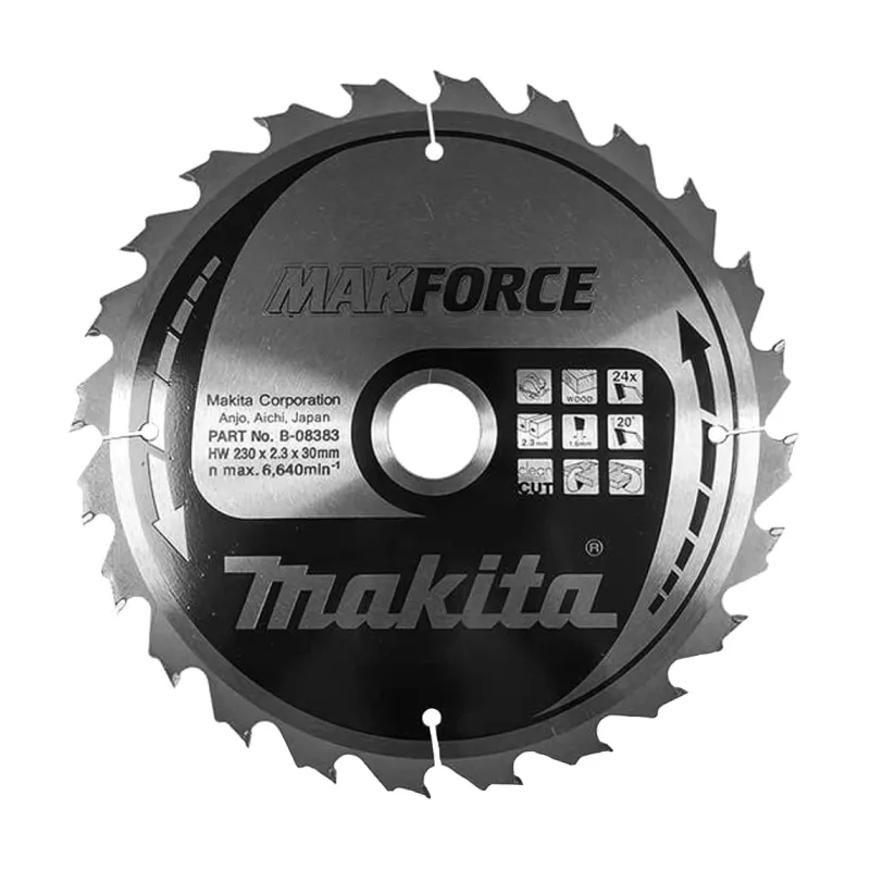 Диск пиляльний по деревині MAKForce 230x30 мм 24Т