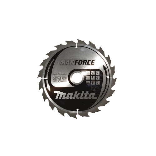 Диск пиляльний по деревині MAKForce 235x30 мм 20T