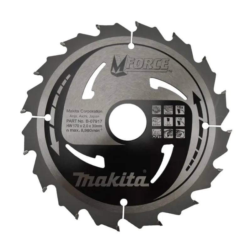 Диск пиляльний по деревині MForce 170x30 мм 16Т