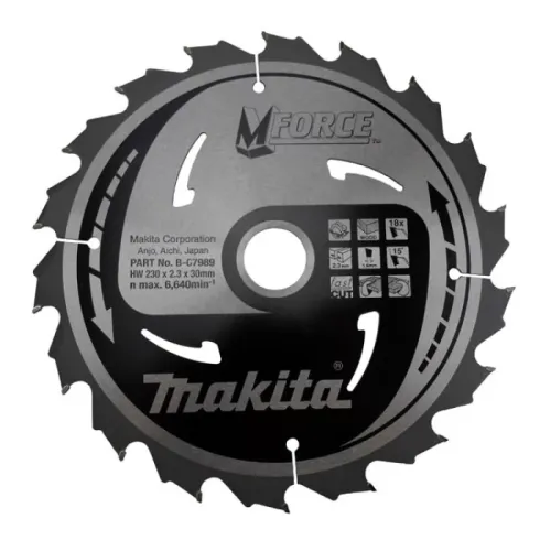 Диск пиляльний по деревині MForce 230x30 мм 18Т