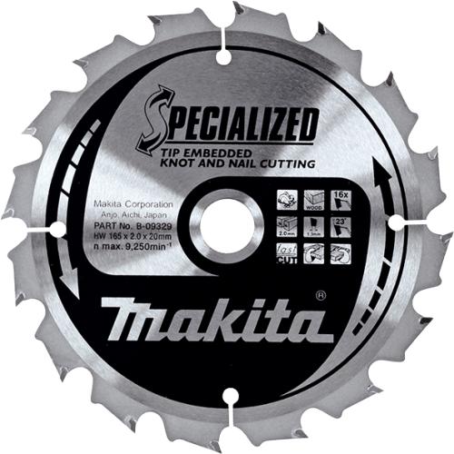 Диск пиляльний по деревині з цвяхами SPECIALIZED 270x30/25 мм 60T