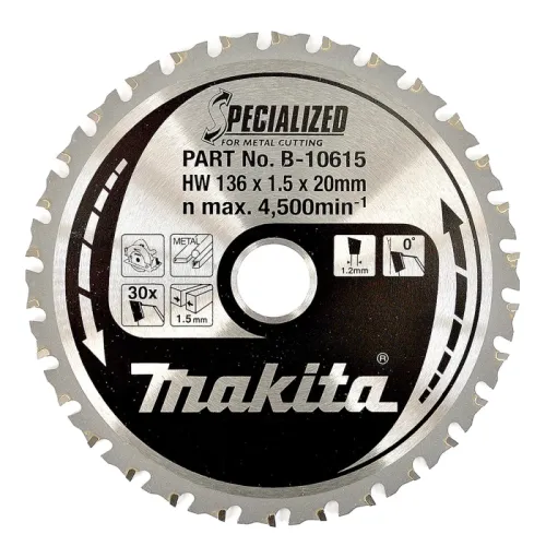 Диск пиляльний по металу SPECIALIZED 136х20 мм 30Т