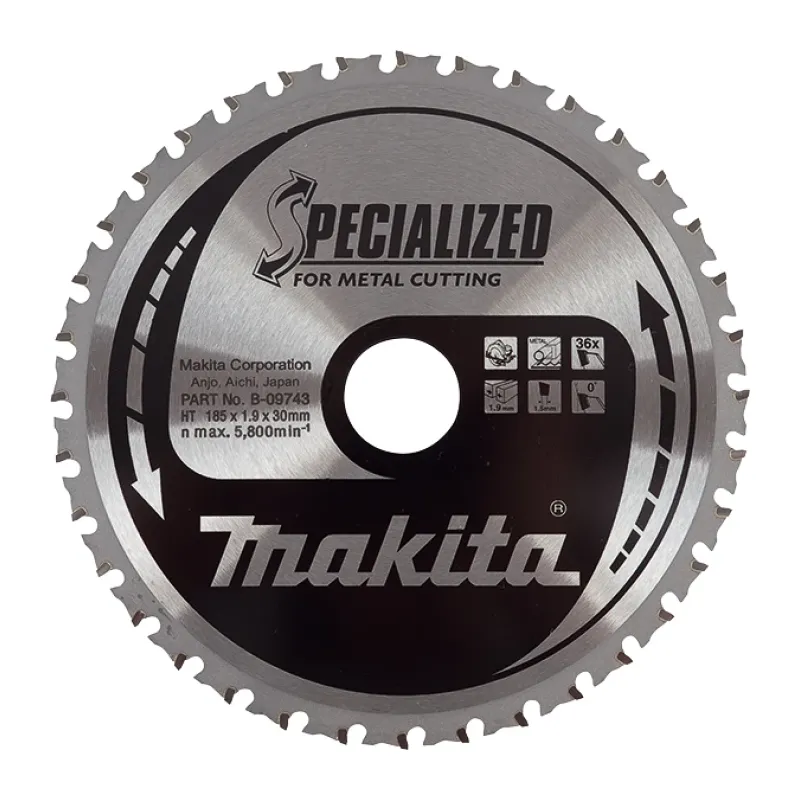 Диск пиляльний по металу SPECIALIZED 185x30 мм 36T
