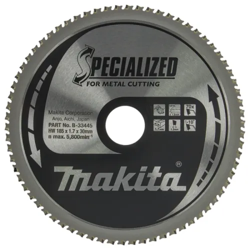 Диск пиляльний по металу SPECIALIZED 185x30 мм 70T
