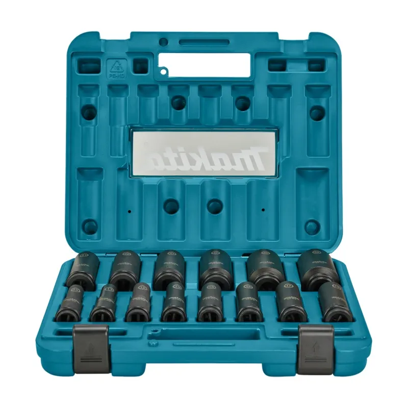 Набір подовжених ударних головок 1/2" Impact Black 14 шт.