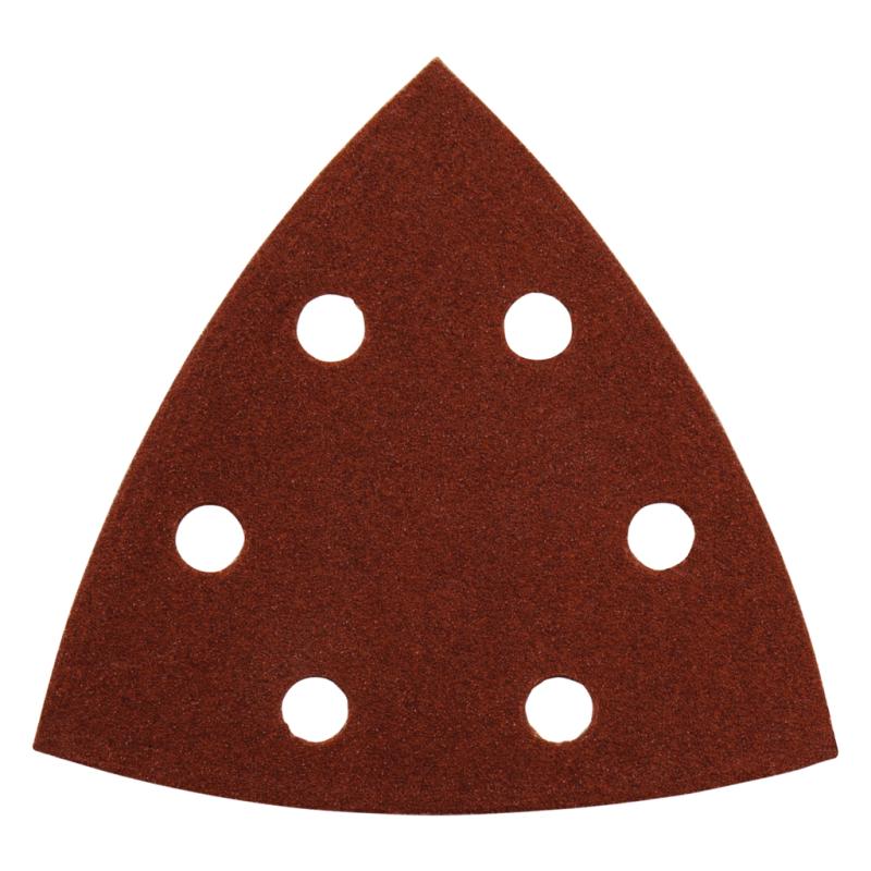Набір трикутного шліфувального паперу 94х94х94 мм К150 6 отворів (10 шт.)