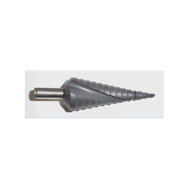 Ступінчасте свердло HSS-Co+TiALN 4-12