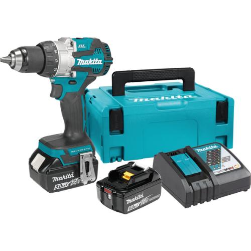 Акумуляторний ударний дриль-шурупокрут Makita DHP489RTJ, 18В LXT, 73 Нм