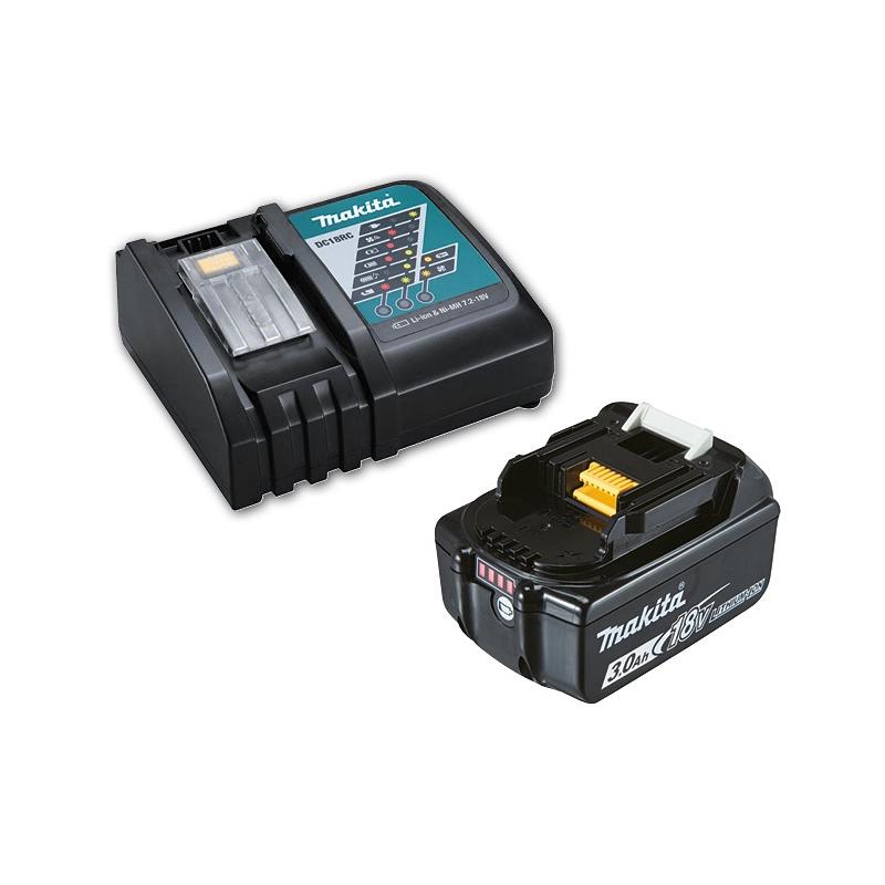 Набір акумулятора Makita BL1830B 3.0Ah + зарядний DC18RC LXT 18V (191A24-4)