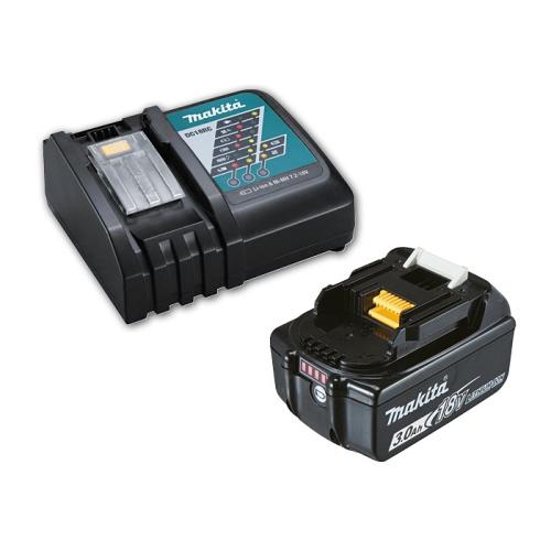 Набір акумулятора Makita BL1830B 3.0Ah + зарядний DC18RC LXT 18V (191A24-4)