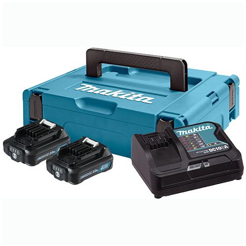 Набір акумуляторів Makita CXT BL1020B (2×2.0Ah) + DC10SA + Makpac