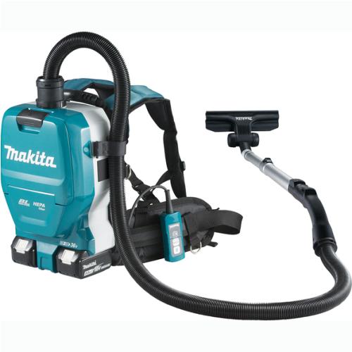 Акумуляторний пилосос ранцевого типу Makita DVC261Z LXT, 18В+18В, 45Вт, 2L
