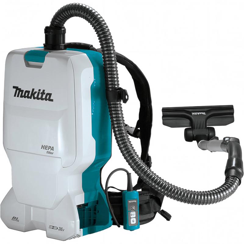Акумуляторний ранцевий пилосос Makita DVC660Z LXT, 18В+18В, 85Вт, 6Л