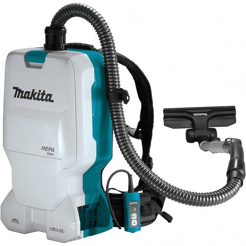 Акумуляторний ранцевий пилосос Makita DVC660Z LXT, 18В+18В, 85Вт, 6Л