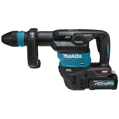 Акумуляторний відбійний молоток Makita HM001GM201 XGT, 40 В Мах, BL4040×2, DC40RA