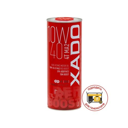 Моторна олива XADO Atomic Oil 10W-40 4T MA2 RED BOOST