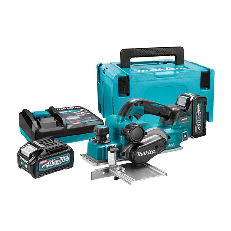 Акумуляторний рубанок Makita KP001GM201 40V XGT, 82мм