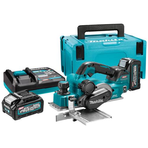 Акумуляторний рубанок Makita KP001GM201 40V XGT, 82мм