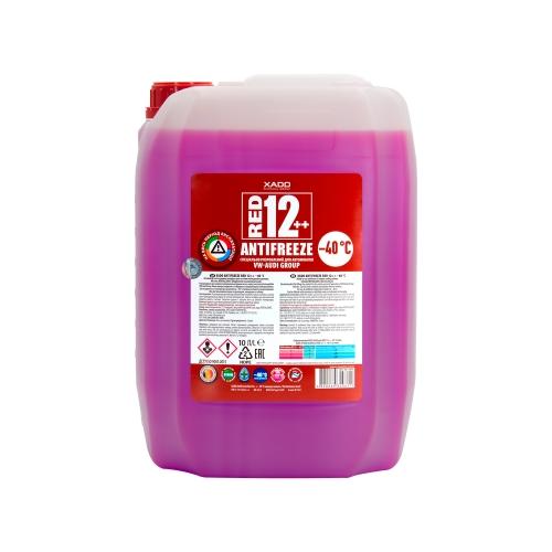 Антифриз для двигуна XADO Antifreeze Red 12++ -40⁰С 10л