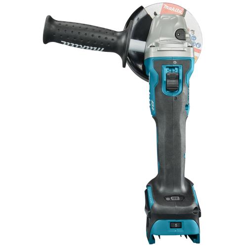 Акумуляторна кутова шліфмашина Makita DGA511RTE LXT 18V 125 мм (2×BL1850B, ЗП)